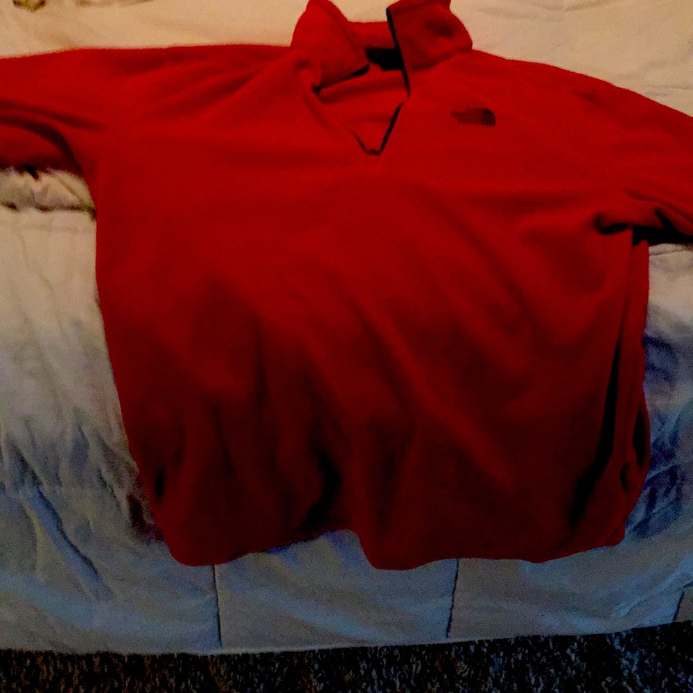 Long sleeve NF fleece NEW red
